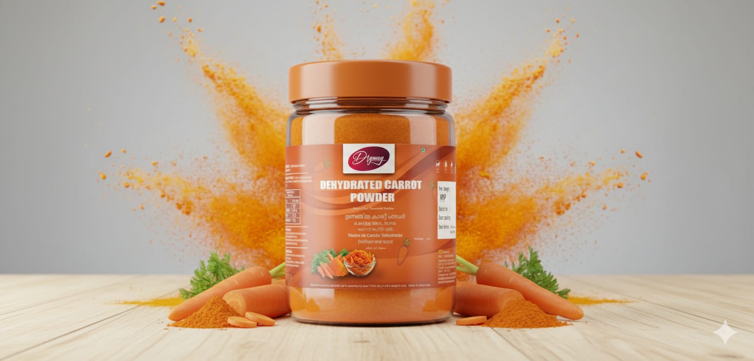 Dehydrated Carrot Powder – Pure, Natural & Nutrient-Rich