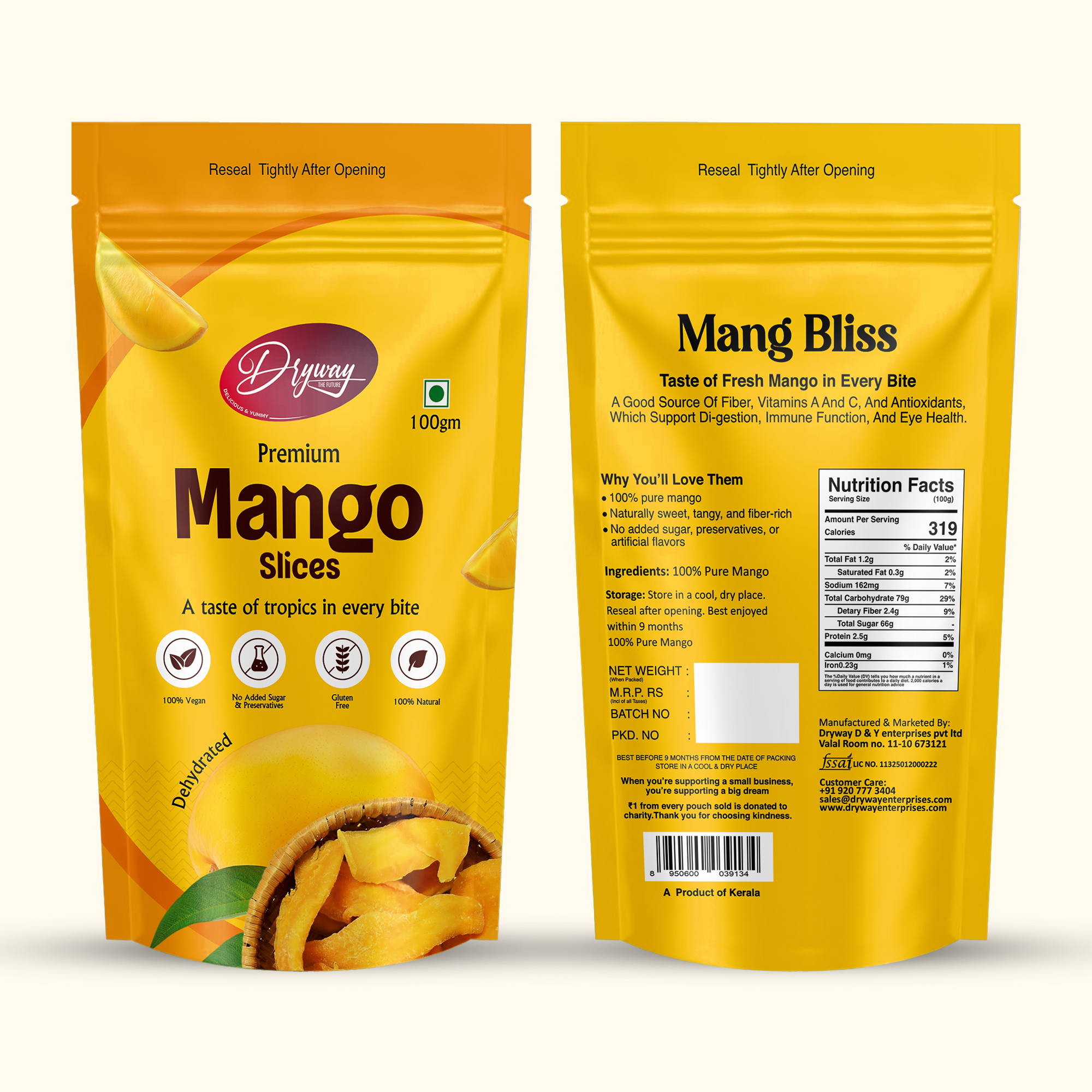 The Dry Way – Premium Dehydrated Mango Slices