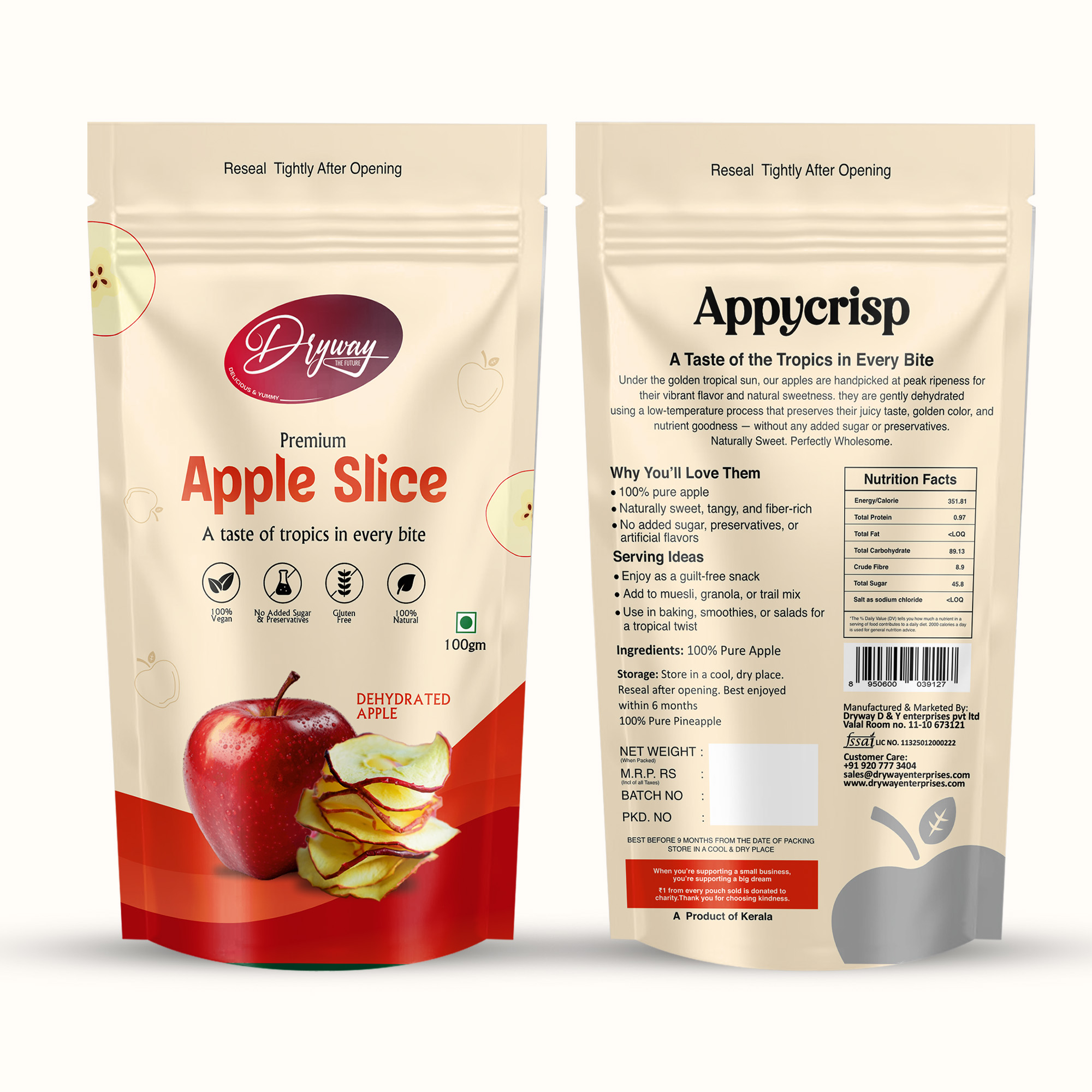 Nature’s Crisp Dehydrated Apple Slices
