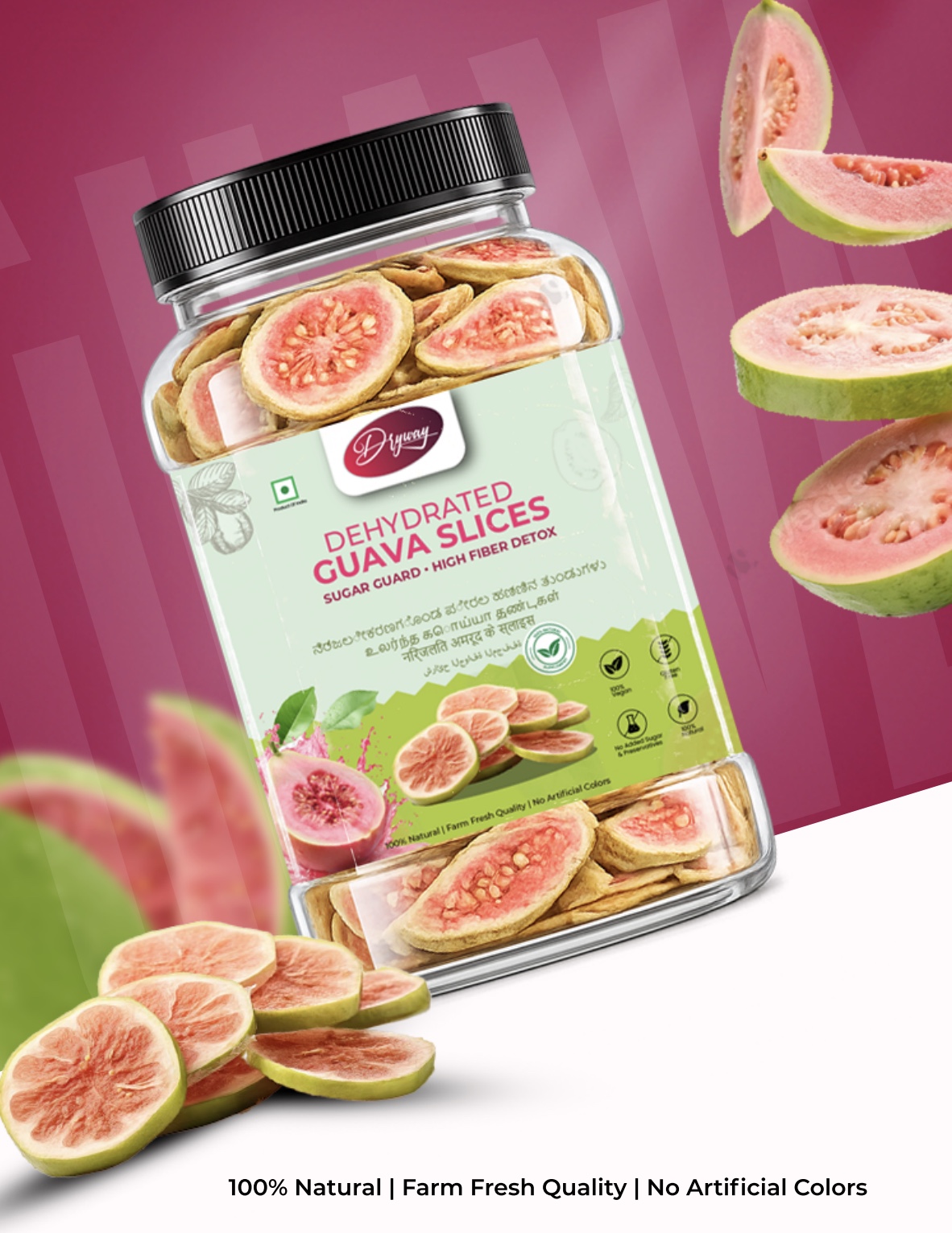 The Dry Way – Premium Dehydrated Guava Slices